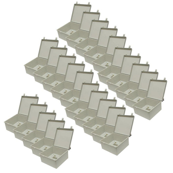 25 x Sealed ABS Wall Mount Plastic Enclosures