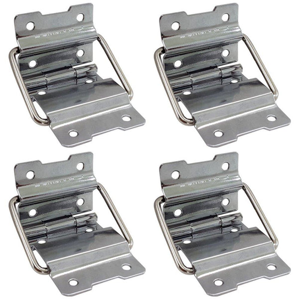 Pack of 4 Silver 90 Degree Hold Hinge